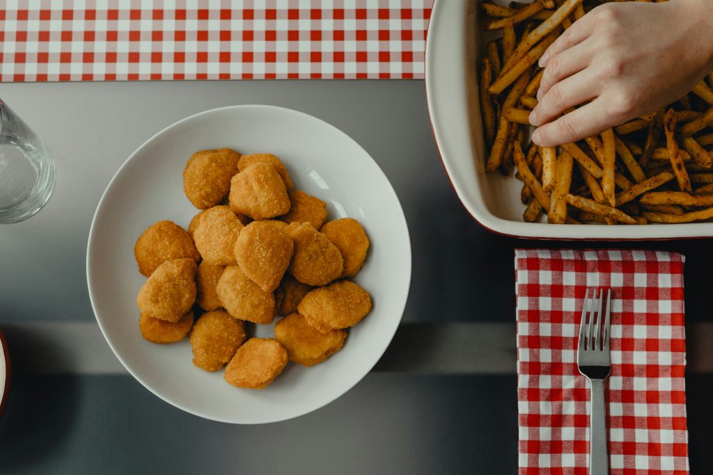 Nuggets and fries