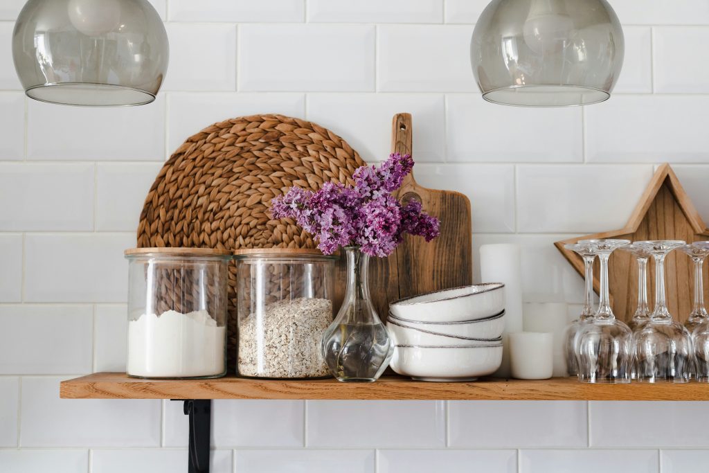 Beautiful modern kitchen side.